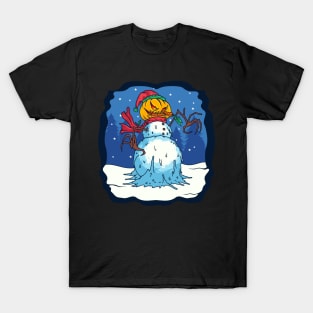 snowman illustration T-Shirt